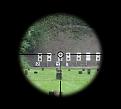 Athlon Helos BTR 1-4.5x24 Sight Picture at 4.5X magnification.