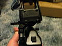 Blurry I know but the rails can't get into contact with the mount on the sight.