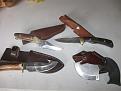 Knives I use for field dressing.